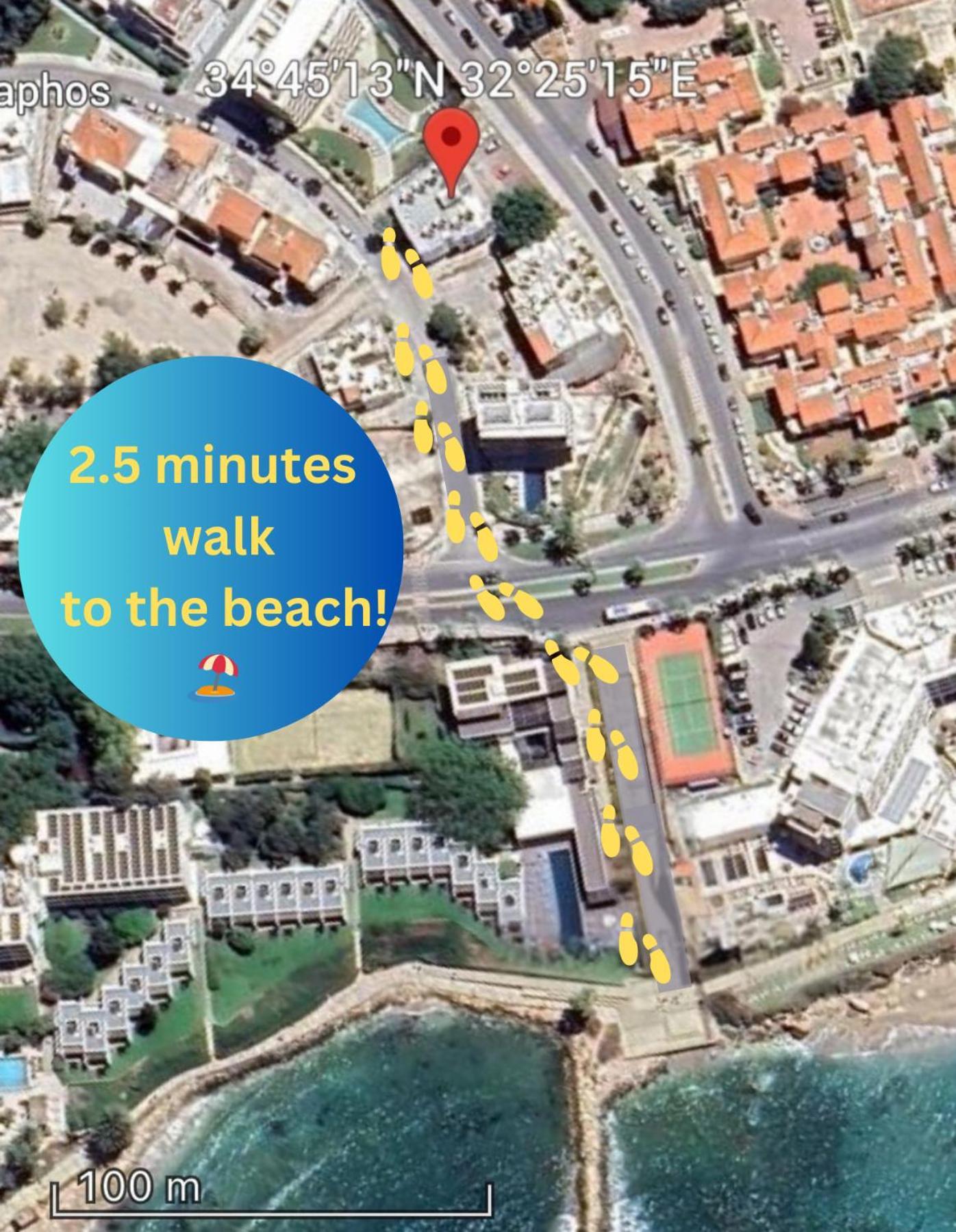 Dreamy 2 Bed Apartment By The Sea Paphos Extérieur photo